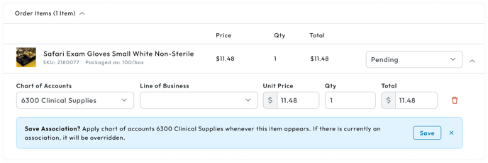 save-chart-of-accounts-associations-order-item-save-association-banner